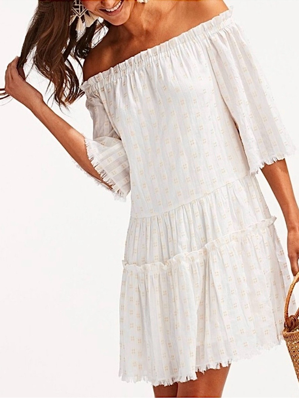 VINEYARD VINES | L | Lurex Dobby